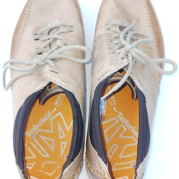 Timberland Men's  Size 10.5 Brown Genuine Leather Shoes - Picture 7 of 10